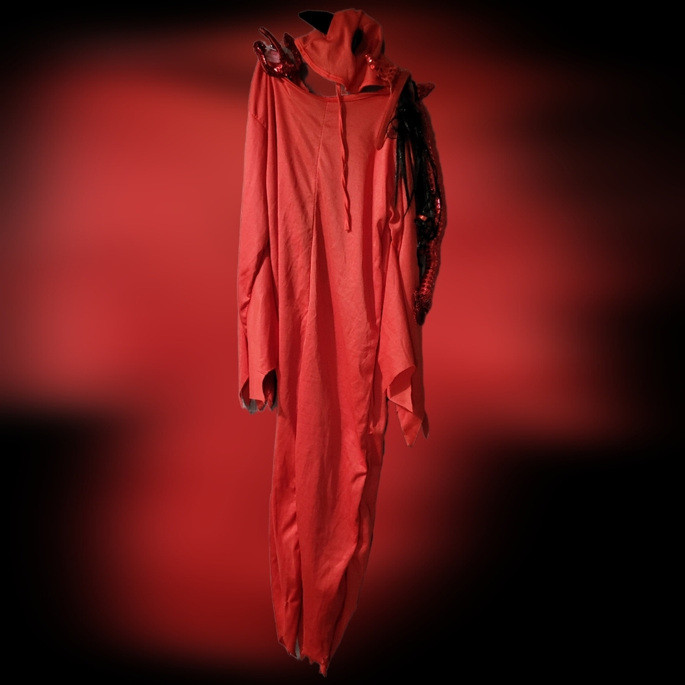🎃Child's Red Devil Costume 6x unisex